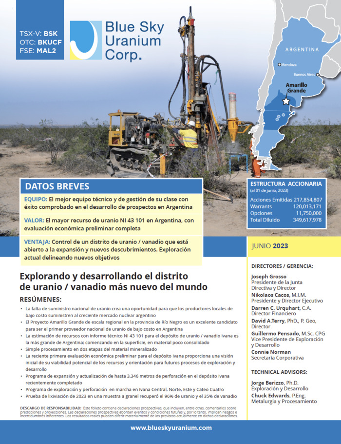 Corporate Fact Sheet - June 2023