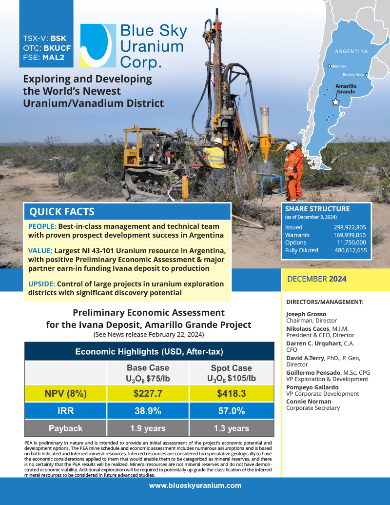 Corporate Fact Sheet - December 2024